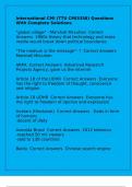 International CMI &lpar;TTU CMI3358&rpar; Questions With Complete Solutions