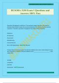 BUSOBA 3230 Exam 1 Questions and Answers 100&percnt; Pass