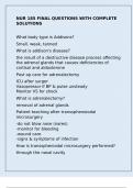 NUR185&sol; NUR 185 Hondros College of Nursing NUR 185 FINAL QUESTIONS WITH COMPLETE SOLUTIONS