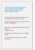 PA COSMETOLOGY STATE BOARD EXAM 2025&sol;2026 &sol;  ACTUAL COMPLETE REAL EXAM QUESTIONS &  CORRECT ANSWERS &lpar;VERRIFIED ANSWERS &rpar; &sol;  ALREADY GRADED A&plus; ASSURED &excl;&excl;