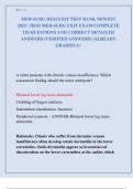 MED-SURG HESI EXIT TEST BANK NEWEST  2025 &sol; HESI MED-SURG EXIT EXAM COMPLETE  230 QUESTIONS AND CORRECT DETAILED  ANSWERS &lpar;VERIFIED ANSWERS&rpar; &vert;ALREADY  GRADED A&plus;