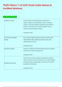 TExES History 7-12 &lpar;233&rpar; Study Guide Quizzes & Certified Solutions&period; 