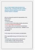 SAFe 5&period;0 PRACTITIONER EXAM 2025&sol;2026&sol;ACTUAL COMPLETE REAL EXAM QUESTIONS AND CORRECT  ANSWERS &lpar;VERIFIED ANSWERS&rpar;&sol;LATEST VERSION &sol; ALREADY GRADE A&plus; ASSURED&excl;&excl;