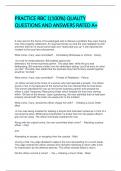 PRACTICE RBC 1&lpar;100&percnt;&rpar; QUALITY QUESTIONS AND ANSWERS RATED A&plus;     A man went to the home of his estranged wife to discuss a problem they were having over their property settlement&period; An argument broke out and the man slapped his wife and then told her he woul