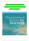 TEST BANK FOR THEORETICAL BASIS FOR NURSING 6TH EDITION BY MELANIE MCEWEN&semi; EVELYN M&period; WILLS CHAPTER 1 - 23 COMPLETE
