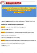 NR565 &sol; NR 565 Advanced Pharmacology Fundamentals Midterm Exam Review&vert;130 Q & A &vert; Highly Rated Question Bank &vert;Chamberlain College