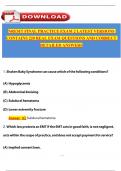 NREMT FINAL PRACTICE EXAM 2 LATEST VERSIONS CONTAINS 220 REAL EXAM QUESTIONS AND CORRECT DETAILED ANSWERS &lpar;2025 &sol; 2026&rpar; &lpar;Verified Answers&rpar; Updated A&plus; Score&period;