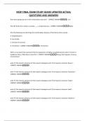 NCSP FINAL EXAM STUDY GUIDE UPDATED ACTUAL QUESTIONS AND ANSWERS