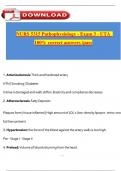 NURS 5315 Pathophysiology - Exam 3 - UTA &lpar;Urban&rpar; with 100&percnt; correct answers &sol;pass  &lpar;2025 &sol; 2026&rpar; &lpar;Verified Answers&rpar; Updated A&plus; Score&period;
