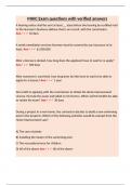 MHIC Exam questions with verified answers&period;