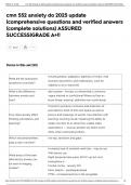 cmn 552 anxiety do 2025 update &vert;comprehensive questions and verified answers &lpar;complete solutions&rpar; ASSURED SUCCESS&vert;GRADE A&plus;&excl;&excl;