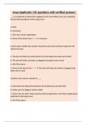 Iowa Applicator 11F questions with verified answers