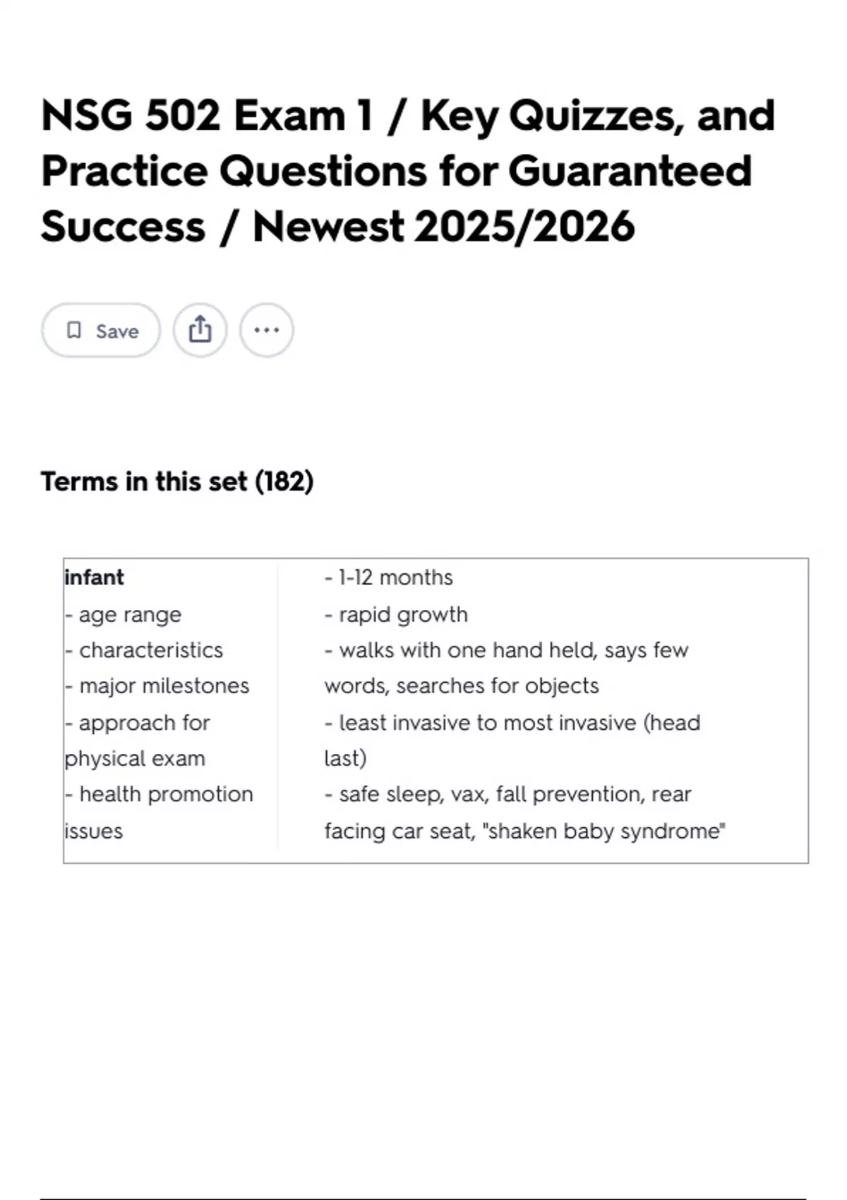 NSG 502 Exam 1 / Key Quizzes, and Practice Questions for Guaranteed ...