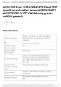 MCCN 205 Exam 1 2025&vert;COMPLETE EXAM TEST &lpar;questions and verified answers&rpar; FREQUENTLY MOST TESTED QUESTIONS &vert;already graded A&plus;&vert;100&percnt; passed&excl;&excl;