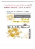 Pharmacology Test Bank &ndash; Introductory Clinical Pharmacology 12th Edition by Susan M&period; Ford &lpar;Chapters 1&ndash;54&rpar; &vert; Complete NCLEX-Style Q&A Study Guide   9781975163747