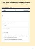 Calc BC exam&sol; Questions with Certified Solutions&period;