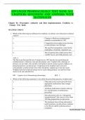 ADVANCED PHARMACOLOGY-TEST BANK&comma;ALL CHAPTERS COVERED&comma;VERIFIED QUESTIONS AND ANSWERS WITH RATIONALES&period;&vert;&vert;LATEST UPDATE 2025&period;