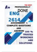 ENG2614 Assignment 1 &lpar;COMPLETE GUIDELINE&rpar; 2025 &lpar;828553&rpar;- DUE 2 May 2025