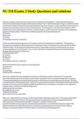 NU 518 Exame 2 Study Questions and solutions
