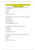 Deca Practice Test -100 Questions with Correct Answers