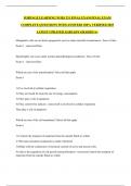 PORTAGE LEARNING NURS 231 FINAL EXAM FINAL EXAM COMPLETE QUESTIONS WITH ANSWERS 100&percnt; VERIFIED 2025 LATEST UPDATED ALREADY GRADED A&plus;