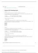 Discounted Cash Flow Model Exam