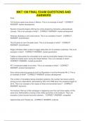 MKT 100 FINAL EXAM questions and answers 