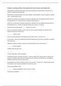 Peregrine accounting and finance Test Questions with Correct Answers Latest Update 2025