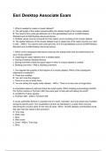 Esri Desktop Associate Exam &lpar;2025&sol;2026 NEWEST UPDATE&rpar; COMPLETE QUESTIONS AND VERIFIED ANSWERS ALREADY GRADED A&plus;&excl;&excl;