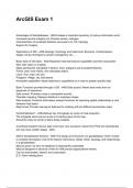 ArcGIS Exam 1 &lpar;2025&sol;2026 NEWEST UPDATE&rpar; COMPLETE QUESTIONS AND VERIFIED ANSWERS ALREADY GRADED A&plus;&excl;&excl;
