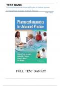 Test Bank for Pharmacotherapeutics for Advanced Practice 5th Edition &lpar;Arcangelo&comma; 2025&rpar;&comma; All Chapters&period;