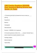 C483 Practice Questions 2025&sol;2026  Exam Questions Marking Scheme New  Update &vert; A&plus; Rated