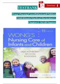 TEST BANK Wongs Nursing Care of Infants and Children 12th Edition by Marilyn J&period; Hockenberry