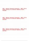D025 - Western Governors University - AWM3&colon; Policy Change Advocacy for Enhanced Community Health Outcomes