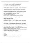 CPS EXAM QUESTIONS AND ANSWERS