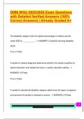 D096 WGU 2025&sol;2026 Exam Questions  with Detailed Verified Answers &lpar;100&percnt;  Correct Answers&rpar; &vert; Already Graded A&plus; 