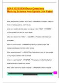 D393 2025&sol;2026 Exam Questions  Marking Scheme New Update &vert; A&plus; Rated