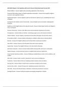 AMH 2010 Chapter 3 Test Questions with Correct Answers Fully Solved Latest Version 2025
