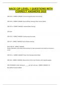 NACE CIP LEVEL 1 QUESTIONS WITH CORRECT ANSWERS 2025