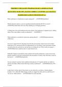 PROPHECY RELIAS RN PHARMACOLOGY A 80 REAL EXAM QUESTIONS WITH 100&percnt; RATED CORRECT ANSWERS &lpar;ACCURATELY PASSED&rpar; 2025 LATEST UPDATED GET A&plus;