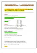 ATI PHARMACOLOGY PROCTOR 2025 FINAL EXAM QUESTION AND ANSWER LATEST UPDATE A&plus; GRADED