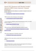 Aerial CDC Questions with Detailed Verified  Answers &lpar;100&percnt; Correct Answers&rpar; &sol;Already  Graded A&plus; 