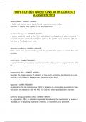 FDNY COF B28 QUESTIONS WITH CORRECT ANSWERS 2025