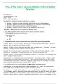 WGU C992 Task 1 &vert;Latest Update with Complete Solution