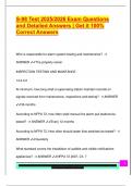 S-98 Test 2025&sol;2026 Exam Questions  and Detailed Answers &vert; Get it 100&percnt;  Correct Answers 