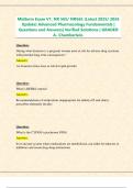Midterm Exam V1&colon; NR 565&sol; NR565 &lpar;Latest 2025&sol; 2026 Update&rpar; Advanced Pharmacology Fundamentals &vert; Questions and Answers&vert; Verified Solutions &vert; GRADED A- Chamberlain&period;