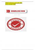 AFOQT Arithmetic exam with 100&percnt; correct answers 2025