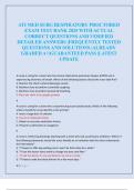 ATI MED SURG RESPIRATORY PROCTORED  EXAM TEST BANK 2025 WITH ACTUAL  CORRECT QUESTIONS AND VERIFIED  DETAILED ANSWERS &vert;FREQUENTLY TESTED  QUESTIONS AND SOLUTIONS &vert;ALREADY  GRADED A&plus;&vert;GUARANTEED PASS &vert;LATEST  UPDATE 
