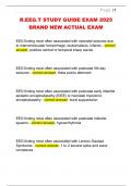 R&period;EEG&period;T STUDY GUIDE EXAM 2025  BRAND NEW ACTUAL EXAM 