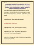 ITLS ADVANCED POST TEST 9TH EDITION LATEST 2025 &vert; COMPLETE EXAM QUESTIONS AND VERIFIED DETAILED ANSWERS